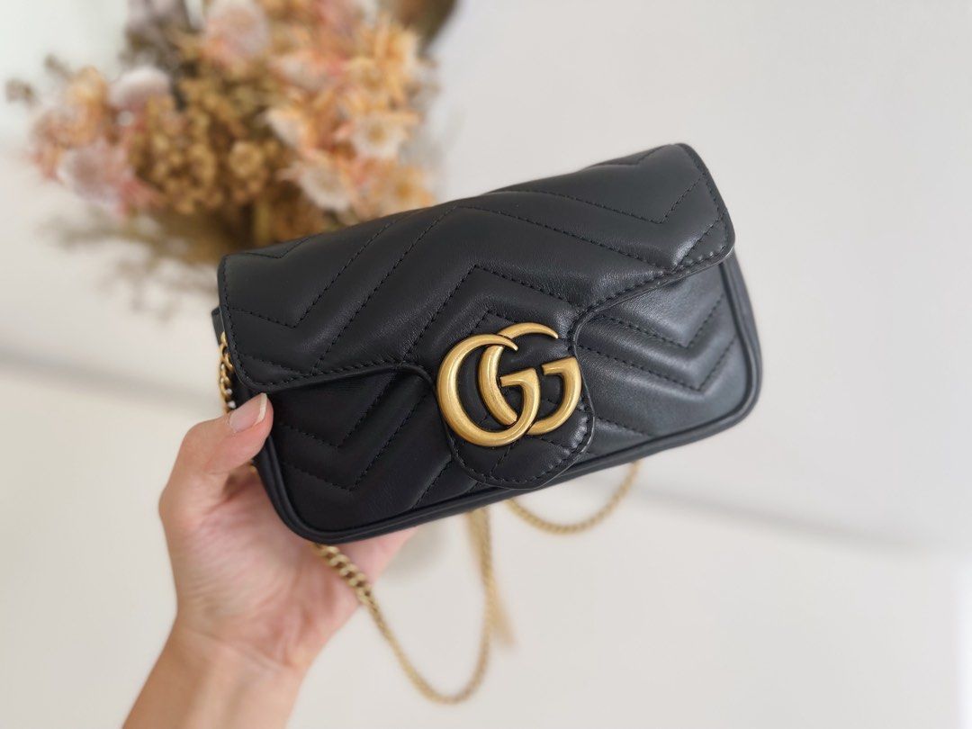 Gucci Marmont Super Mini, Luxury, Bags & Wallets on Carousell