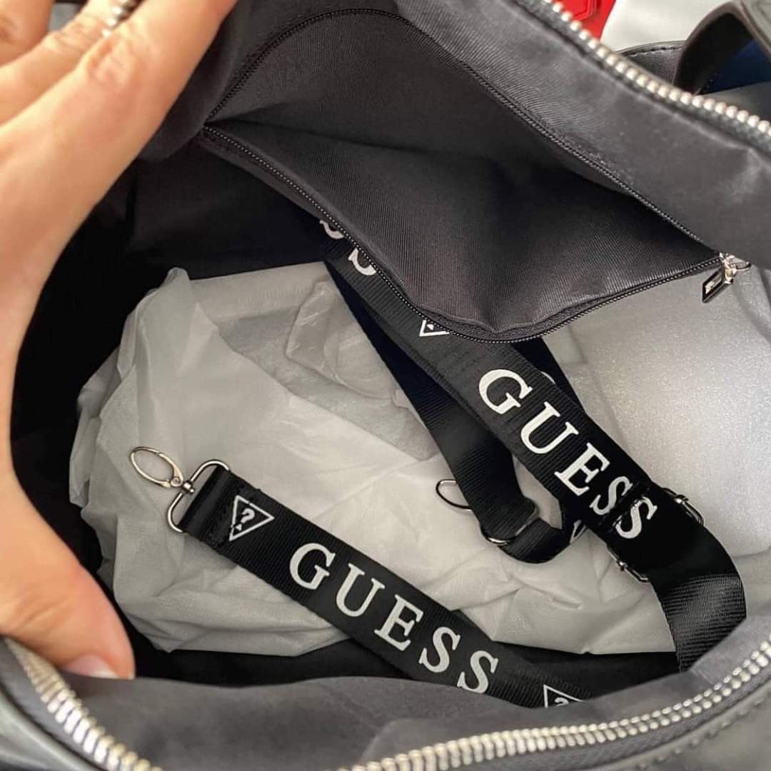 Guess Marisoll Gym Duffle Bag, Luxury, Bags & Wallets on Carousell