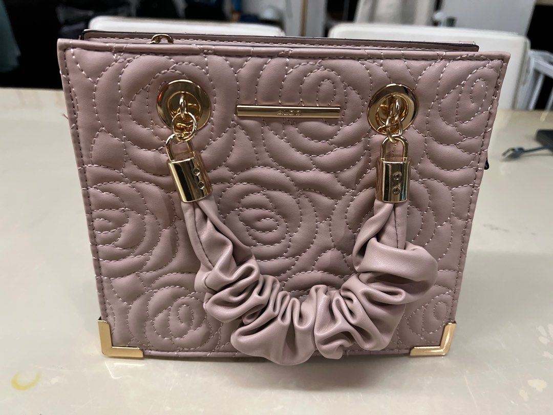 Aldo light pink top handbag