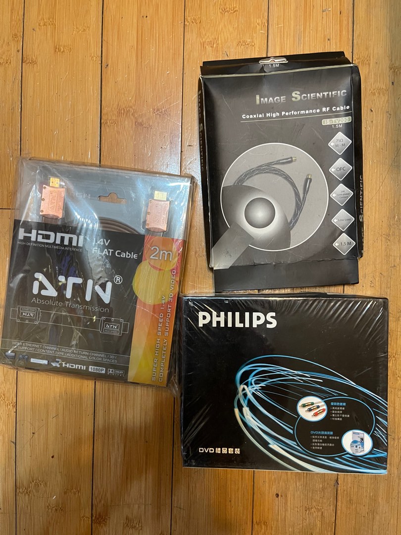 Philips Rd Cable All $70 only! HDMI 1.4V flat Cable / Philips DVD cable / Image ...