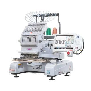 Hot Sale for SW F MB-4Se Four-Needle Embroidery Machine with included Hat Hoop, Lettering Hoops, Embroidery Desig