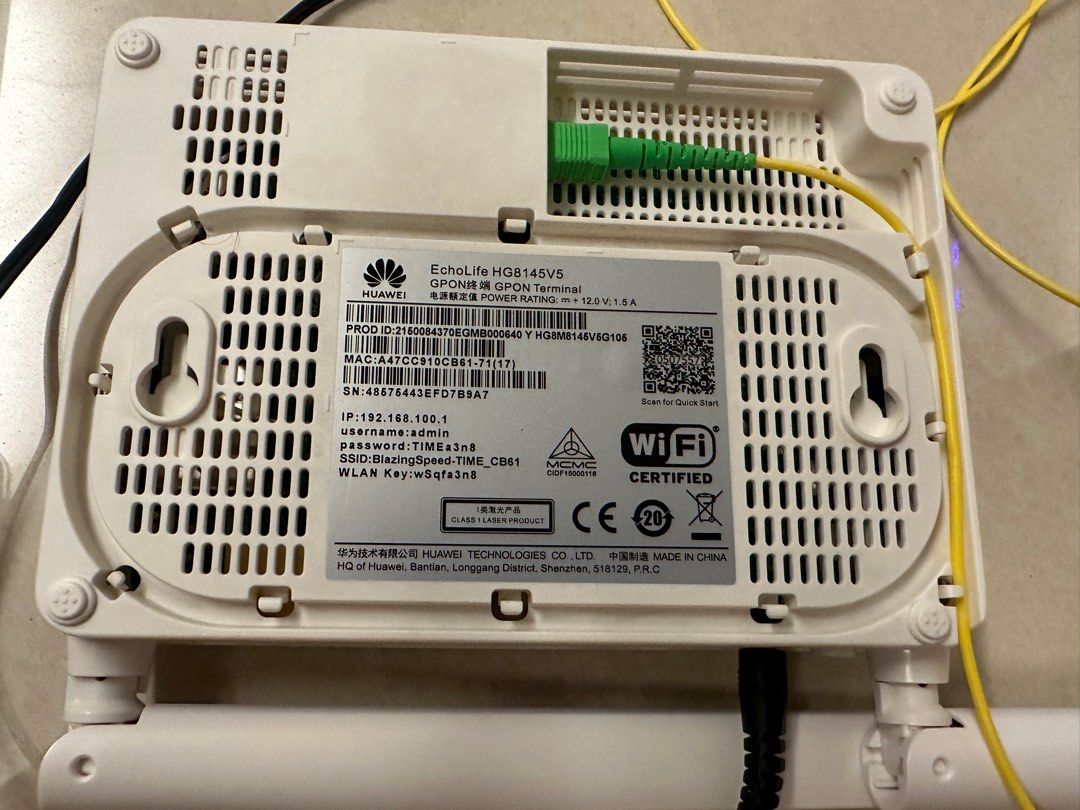 Huawei HG8145V5 modem Router, Computers & Tech, Parts & Accessories