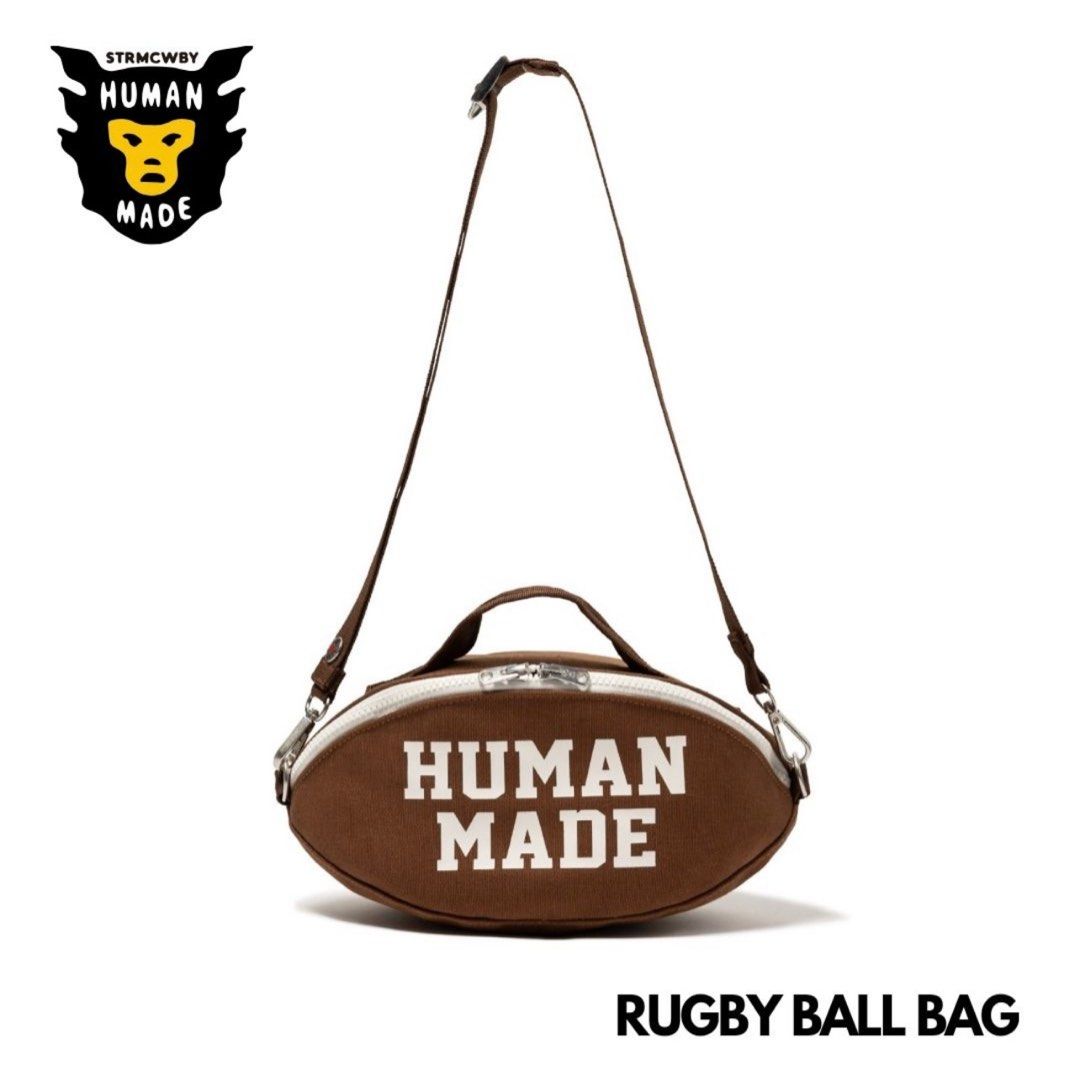 🇯🇵HUMAN MADE RUGBY BALL BAG HUMAN MADETE HUMAN MADE shoulder bag 