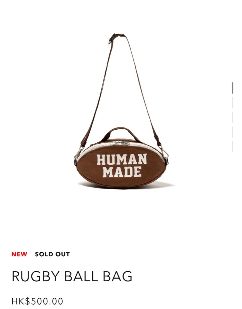 🇯🇵HUMAN MADE RUGBY BALL BAG HUMAN MADETE HUMAN MADE shoulder bag