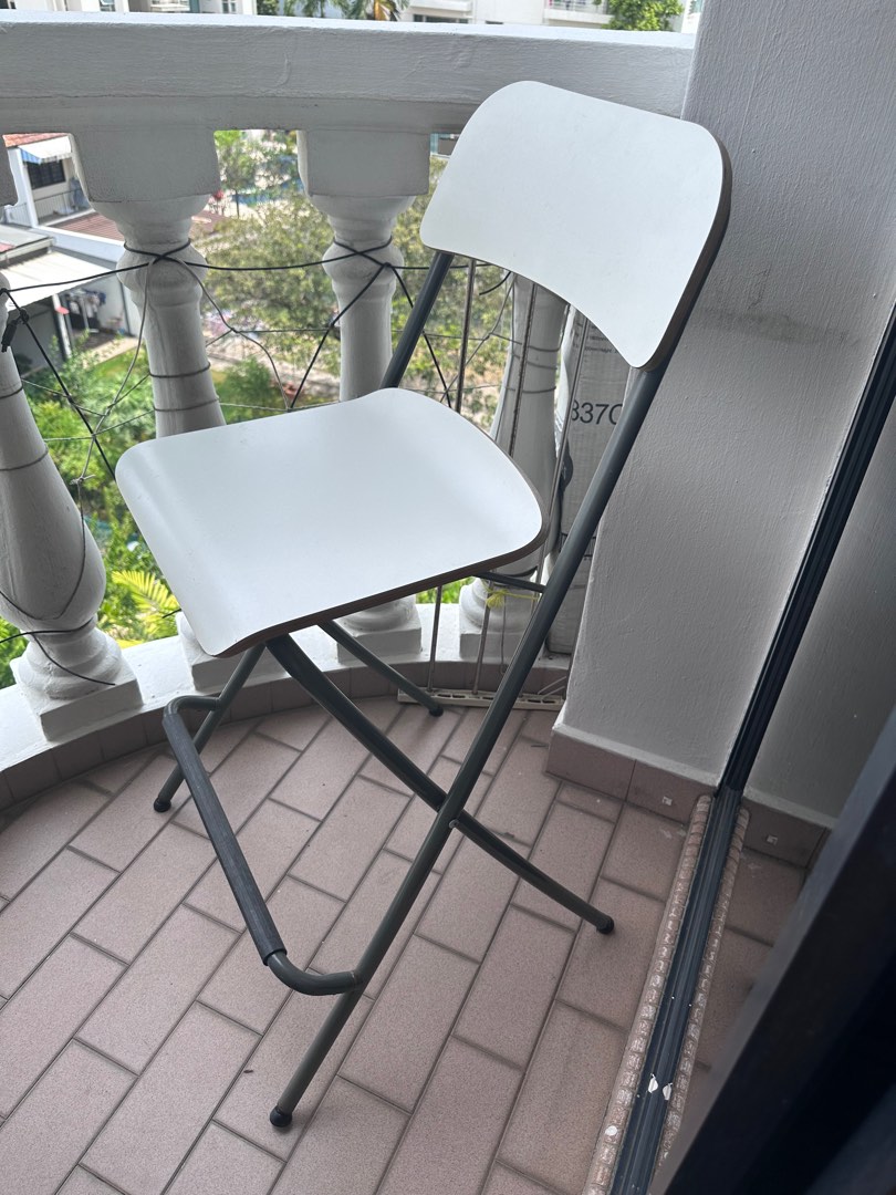 Ikea High chair, folding chair, Furniture & Home Living, Furniture