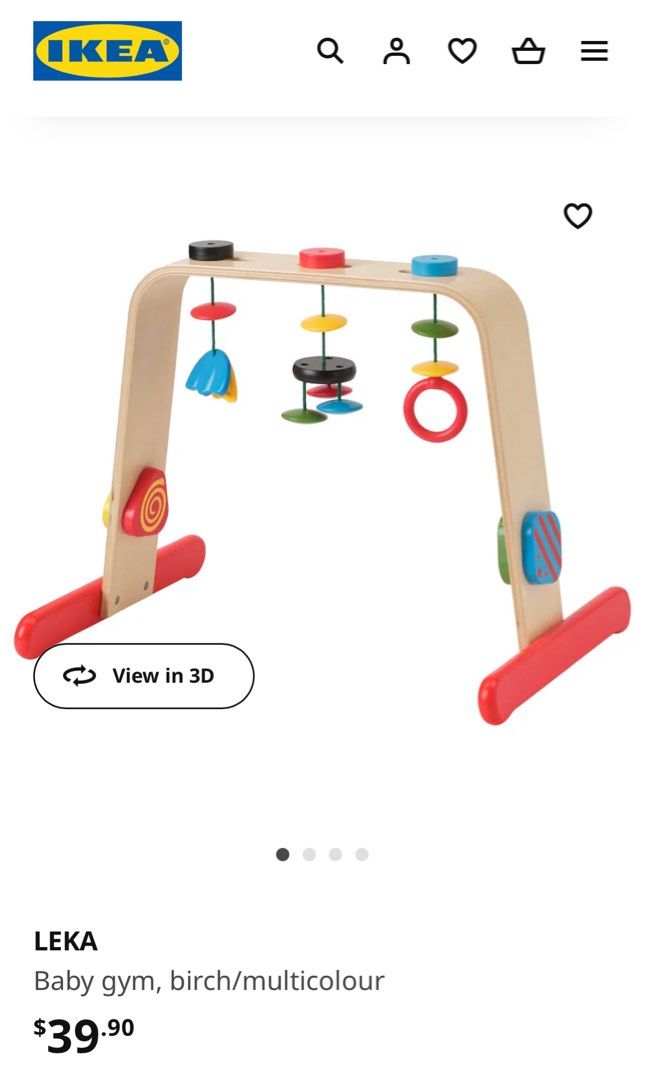Leka ikea shop baby gym