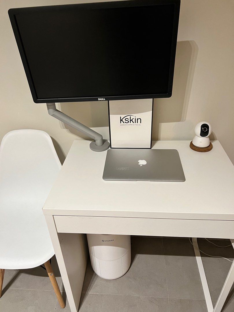 Monitor arm clearance ikea micke