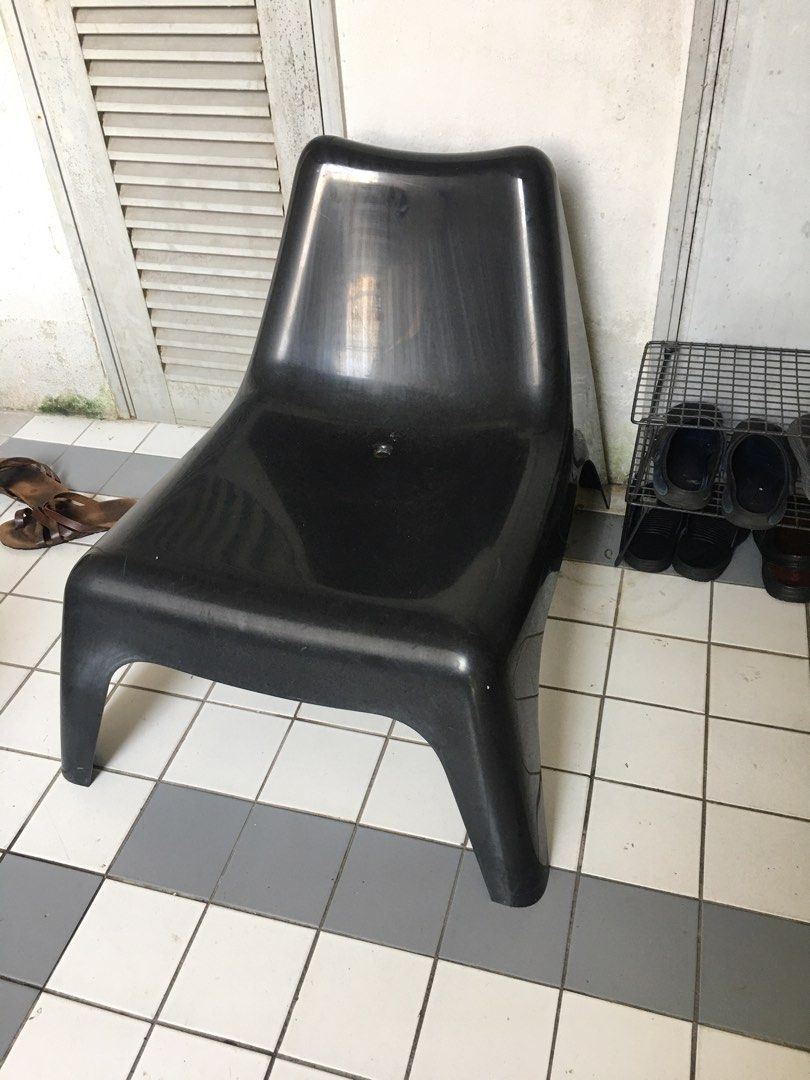 Ikea plastic outdoor lounger seater/chair., Furniture & Home Living