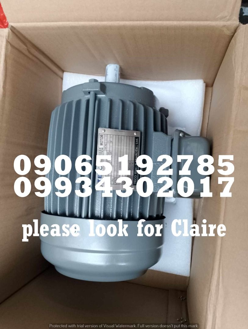 Induction Motor (Category: Construction Tools & Equipment) located in Makati City. Submitted by claire_joy (Listing ID 1259956524, Image 2). Description: CONTACT DETAILS: 📌 0-9-9-3-4-3-0-2-0-1-7 📌0-9-0-6-5-1-9-2-7-8-5 🧭LOCATION: 📍Manila Mayhaligue St. Abad Santos Manila 📍Cavite Centennial Rd Kawit Cavite note: price may change without prior notice..