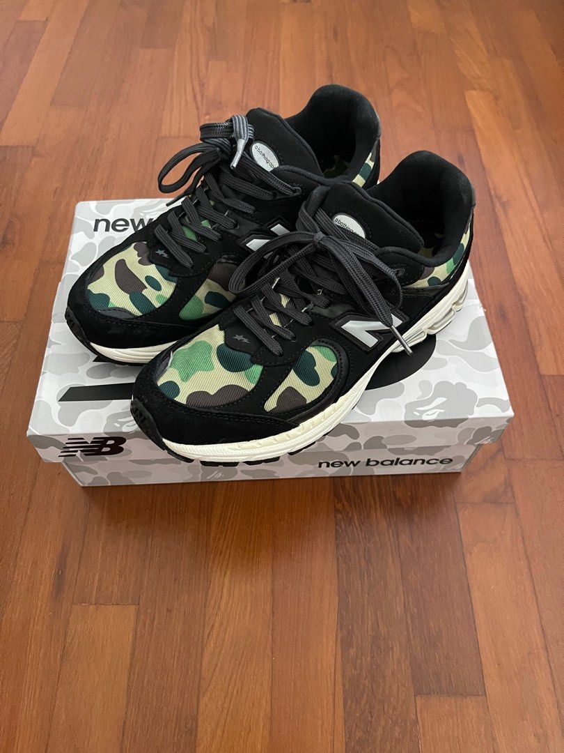 INSTOCK Bape X New Balance 2002R Men s Fashion Footwear