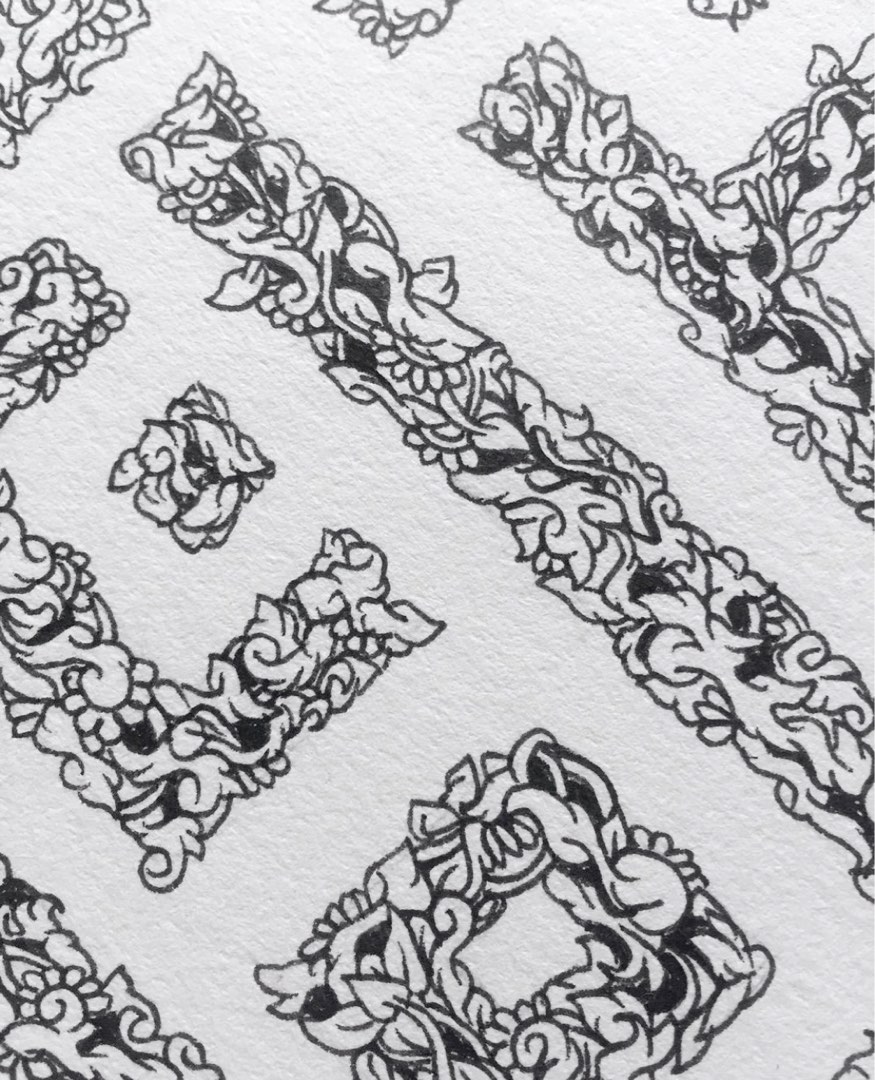 jawi doodle, Furniture & Home Living, Home Decor, Other Home Decor on