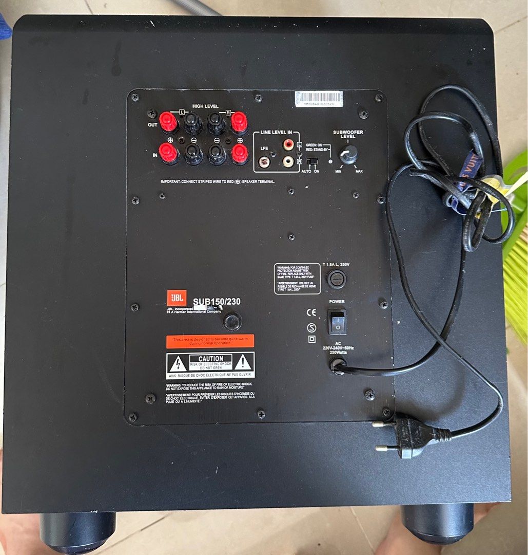 Jbl sub discount 150 subwoofer