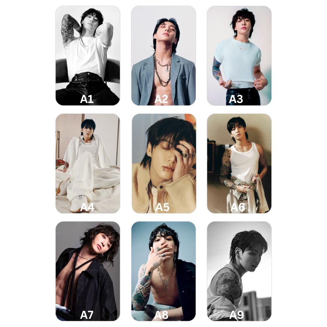JK | Jungkook | Jeon Jungkook | Seven 3D Golden Fanmade Photocard ...