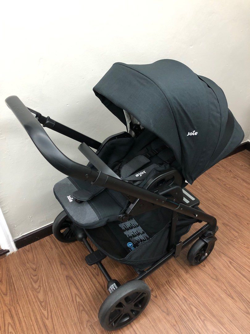 Joie chrome dlx top travel system navy