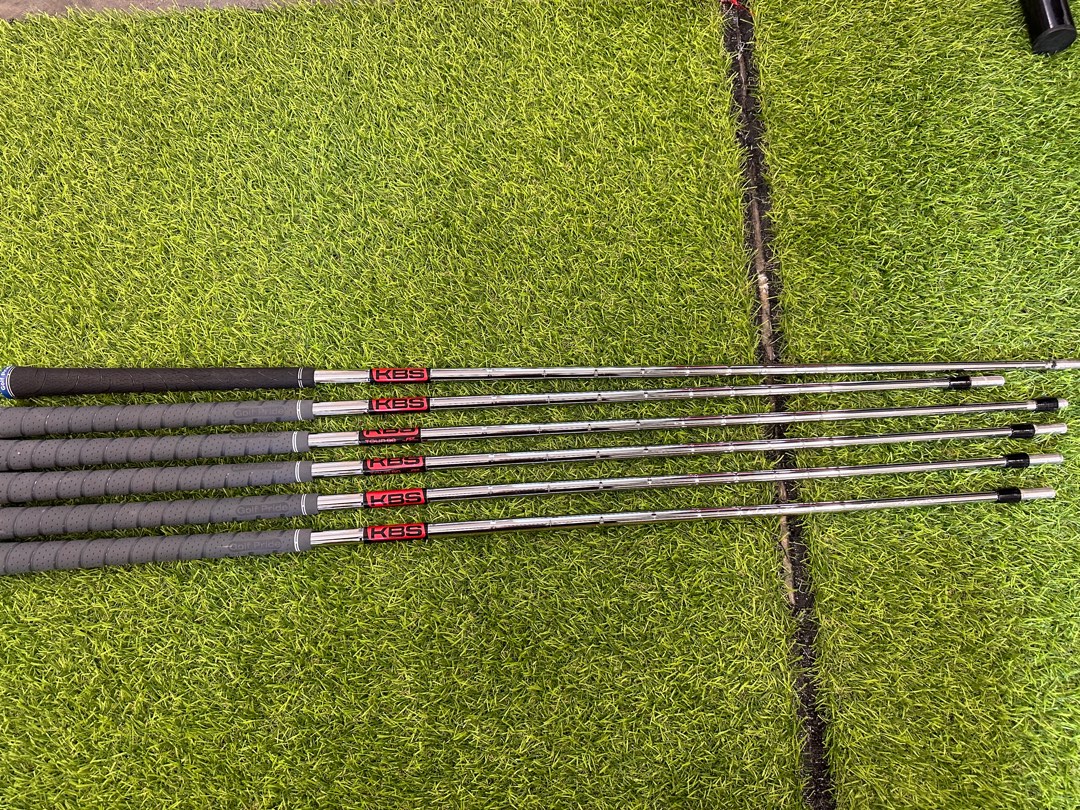 9 KBS Tour V90 Shafts De Fer - 2 à PW - 0.370 Pointe Parallèle - Occasion