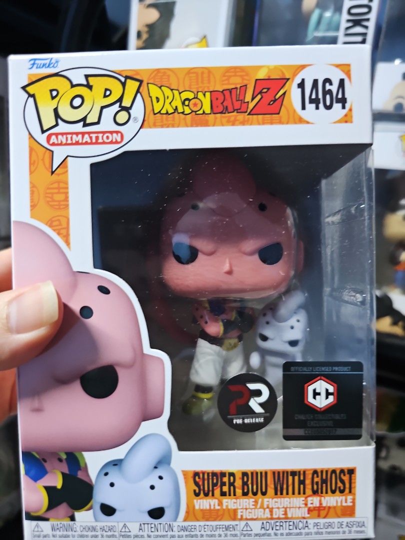 PRÉ-VENDA: Funko Pop! Dragon Ball Z – Super Buu With Ghost #1464 GITD