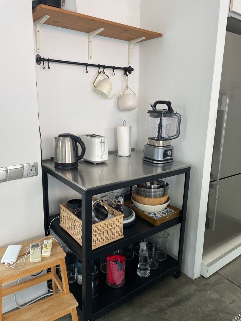 Kitchen island Ikea, Furniture & Home Living, Furniture, Shelves