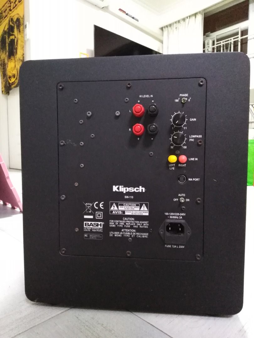 Klipsch SW110 Subwoofer 傑士超低音炮, 音響器材, Soundbar、揚聲器、藍牙喇叭、耳擴 Carousell