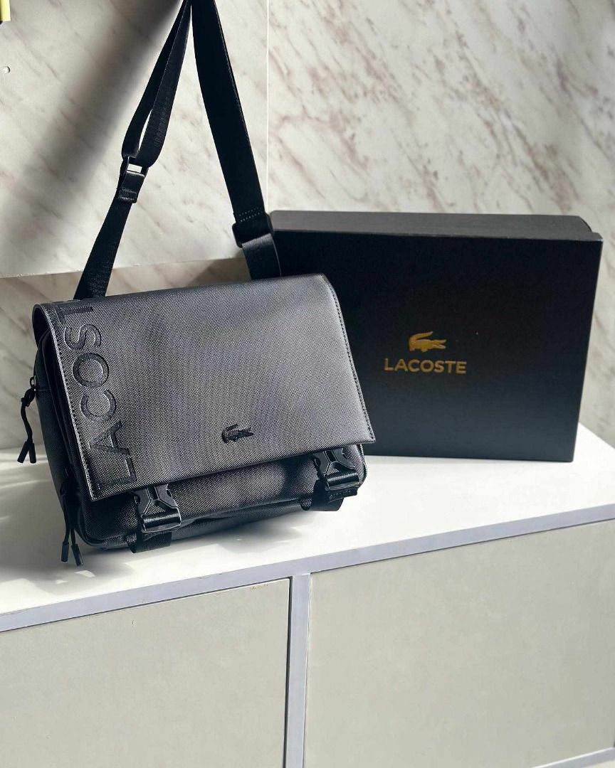 LAC0$TE LEATHER SATCHEL FOR MEN (Category: Luxury Bags & Wallets) located in Marikina City. Submitted by jr_hae (Listing ID 1260063541, Image 2). Description: L Leather satchel for men PRICE: ₱3,500 each + SF SRP ₱7,450 Size: D: 8inch L:29inch H: 23inch Original and Brandnew SHIPPING METHOD: • Lalamove within Metro Manila or other nearby area. • JRS / J&T (200 PHP) on provincial doors. • NO COD / COP • SHIPPING FEE WILL BE SHOULDERED BY THE CUSTO
