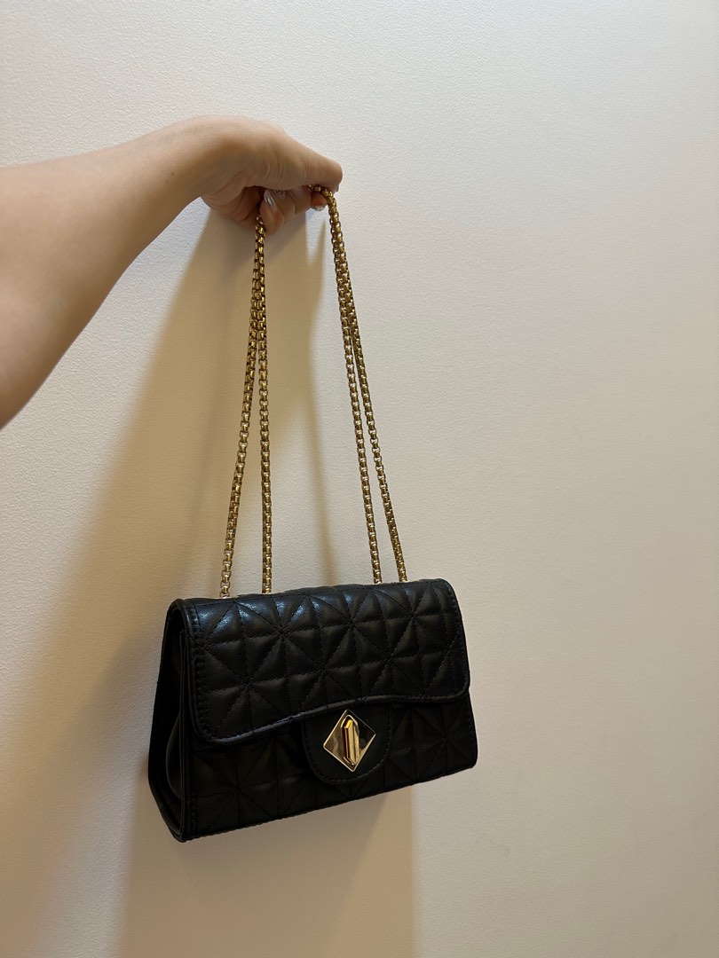 Lambskin Faux Leather Chain Handbag Luxury Bags Wallets on