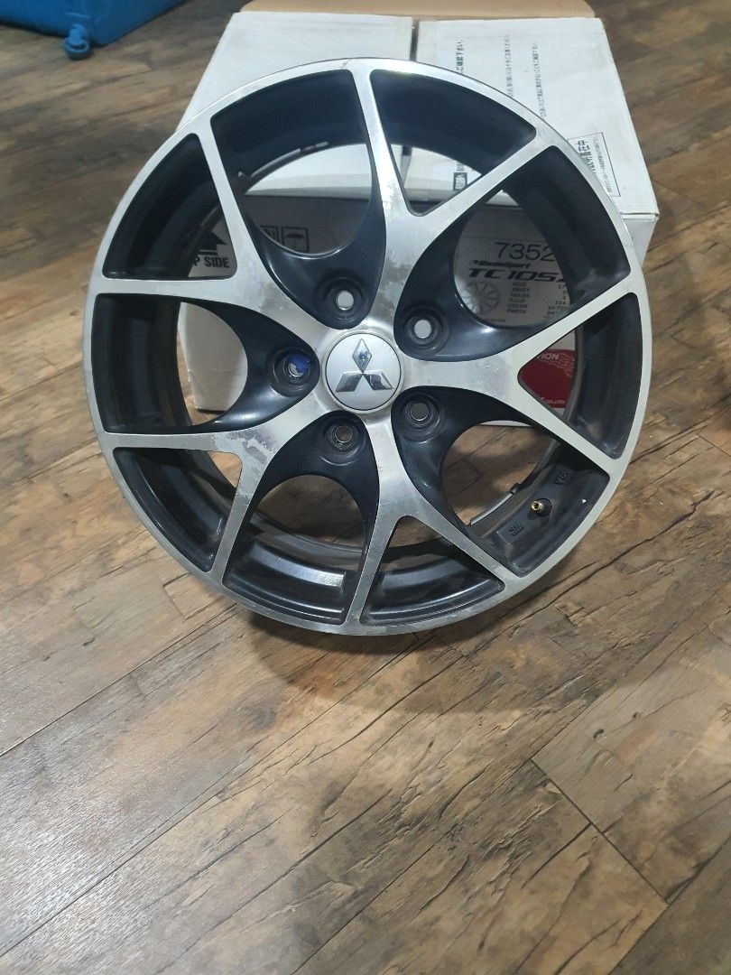 Lancer ex rim, Car Accessories, Tyres & Rims on Carousell