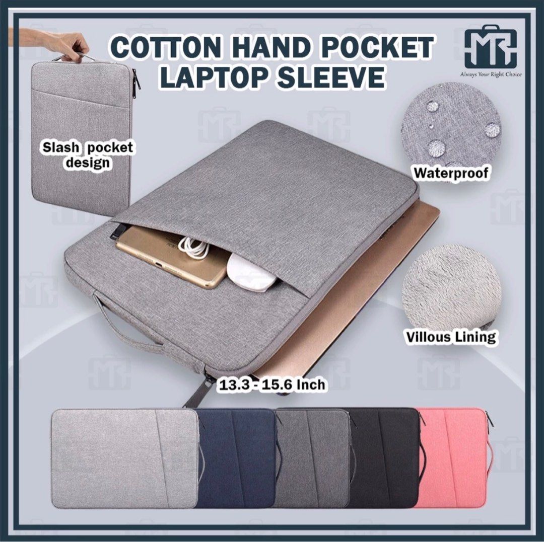 NEW Laptop Case 13.3 inch Sleeve Bag Dark Gray Waterproof with