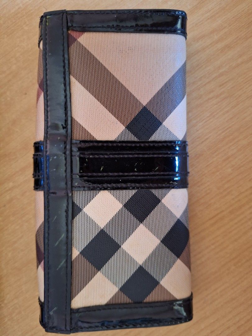 SuperNova Check Large Burberry Wallet