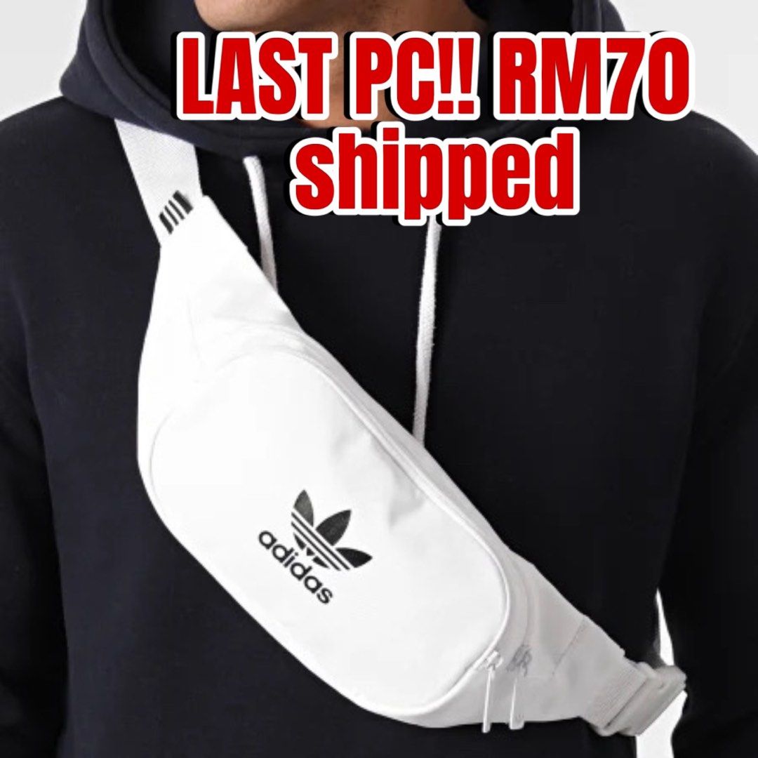 Adidas essential sale crossbody bag white