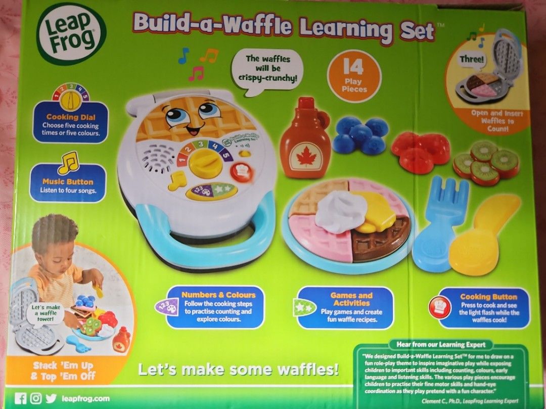 Leapfrog Build a waffle learning set, 兒童＆孕婦用品, 嬰兒玩具 Carousell