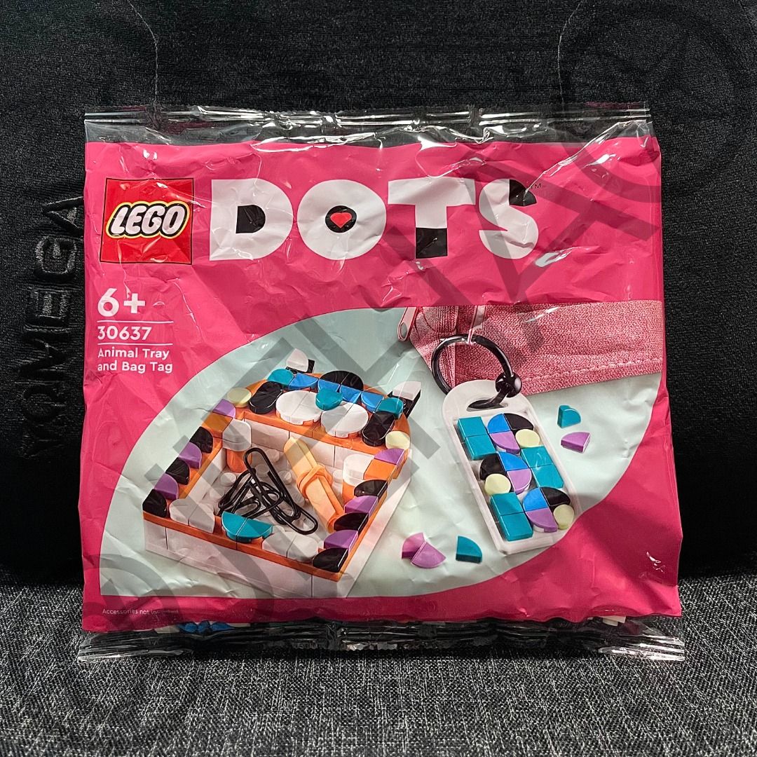 Lego Dots Animal Tray and Bag Tag 30637