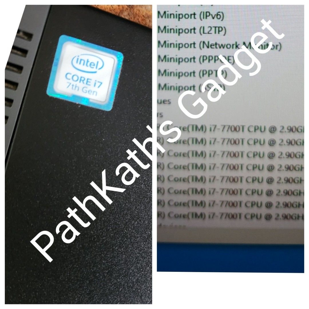 Lenovo Micro Intel Core i7 16GB Ram 256GB SSD Computer (Category: Desktops) located in Makati City. Submitted by john1215cruz (Listing ID 1260029386, Image 2). Description: LAST 1 UNIT UPGRADED Lenovo M710q Intel i7-7700T up to 3.80Ghz 16GB Ram 256GB SSD Nvme Intel HD 630 Graphics Windows 10 Pro 64bit Wifi and Bluetooth Ready Unit & Power Adapter Wifi Antenna Free: DisplayPort Cable Pick Up Makati Lalamove Gcash.