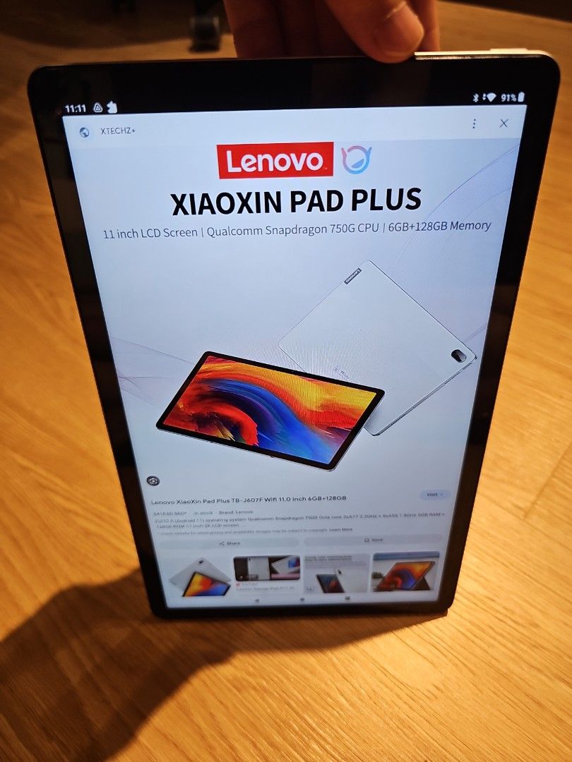 Lenovo XiaoXin Pad Plus 11 inch TB-J607F Wifi 6GB+128GB, Mobile Phones ...
