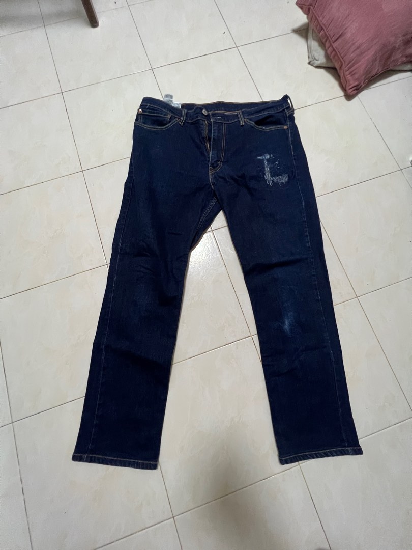 Levis 511 Dark Blue Slim Fit, Men's Fashion, Bottoms, Jeans on Carousell