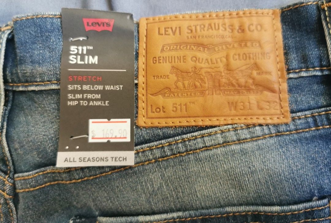levis 511 original riveted