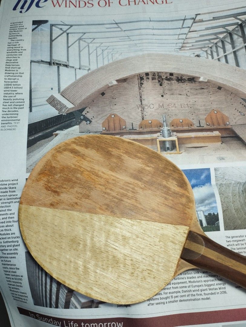 limba koto wood ply for table tennis blade bat racket repair, Sports