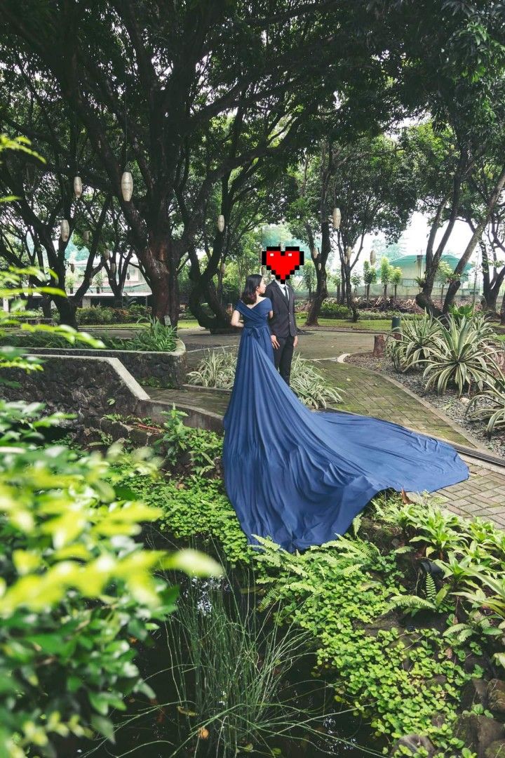 LONG TRAIL GOWN (INFINITY), Women's Fashion, Dresses & Sets, Evening dresses  & gowns on Carousell