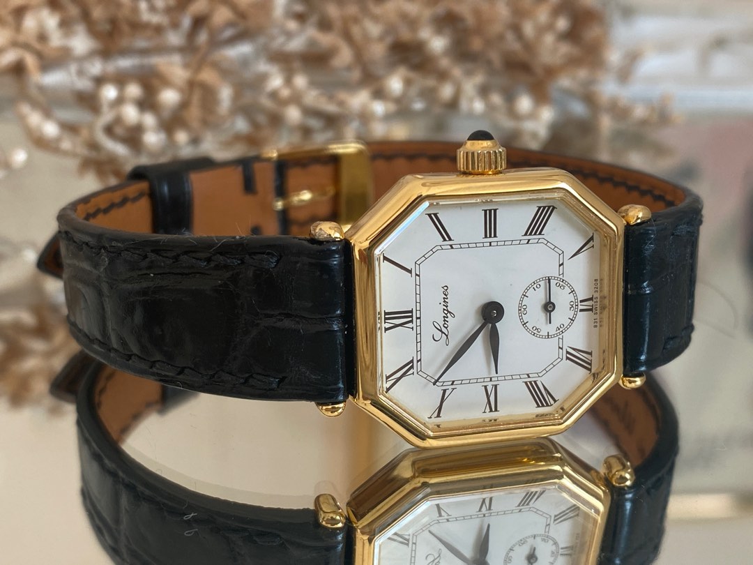 Longines Octagon Hand Manual Winding Wrist Watch