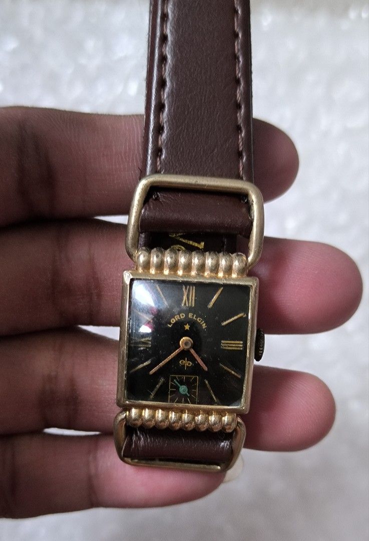 Lord Elgin (Category: Men's Watches) located in Taguig. Submitted by tester1x (Listing ID 1260002811, Image 1). Description: Vintage Lord Elgin Seconddown 14K Gold Filled Replacement Strap & Buckle. AS IS ----.