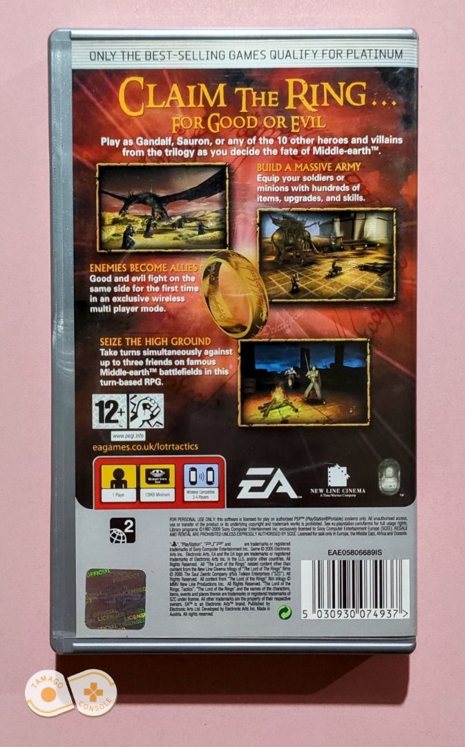 Lord of the Rings: Tactics - [PSP Game] [ENGLISH Language] [CIB ...