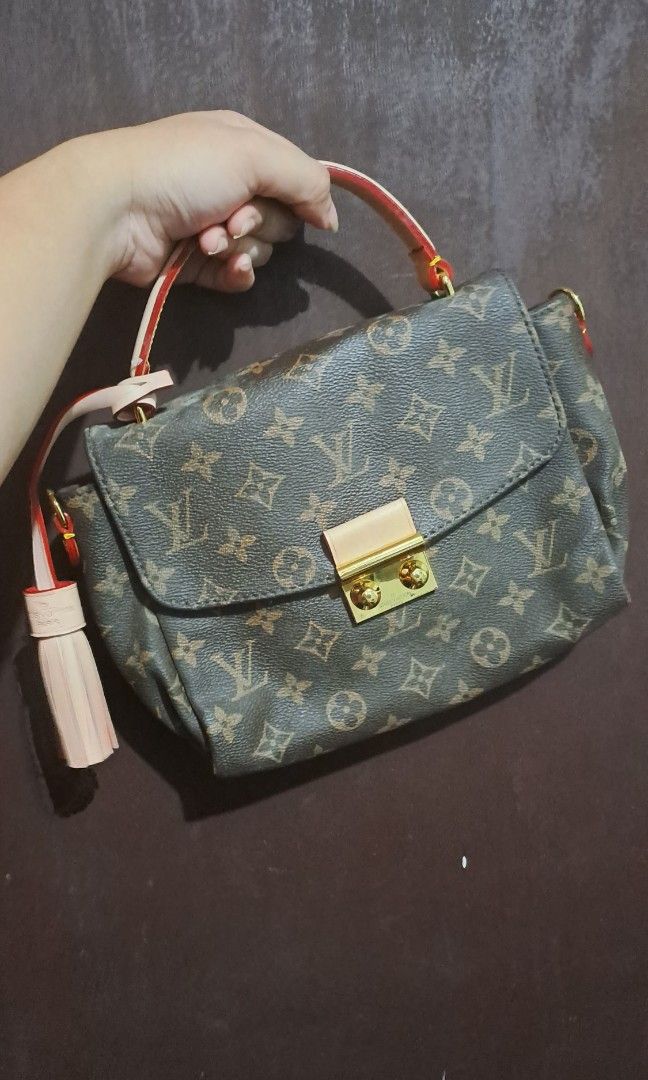 Louis Vuitton Croisette Monogram (Category: Luxury Bags & Wallets) located in Angeles City. Submitted by twinkletismuch (Listing ID 1259985807, Image 1). Description: - Authentic (with code) -Personal Preloved -with sling and dustbag -Genuine Leather - ‼️ No returns, no exchange, and no refunds policy ‼️ -shipping is thru JNT express or LBC RFS: not using anymore, nakatambak lang sa house #everyonewins.
