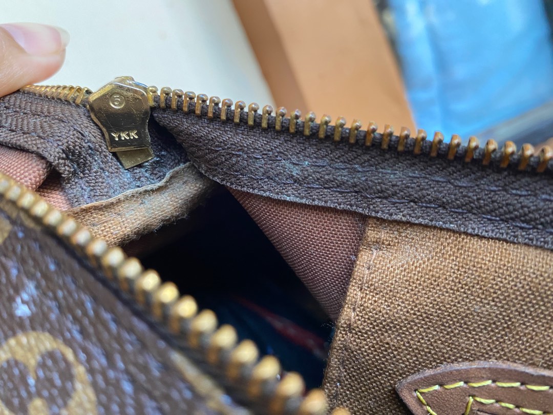 Ykk zipper on louis vuitton bag best sale