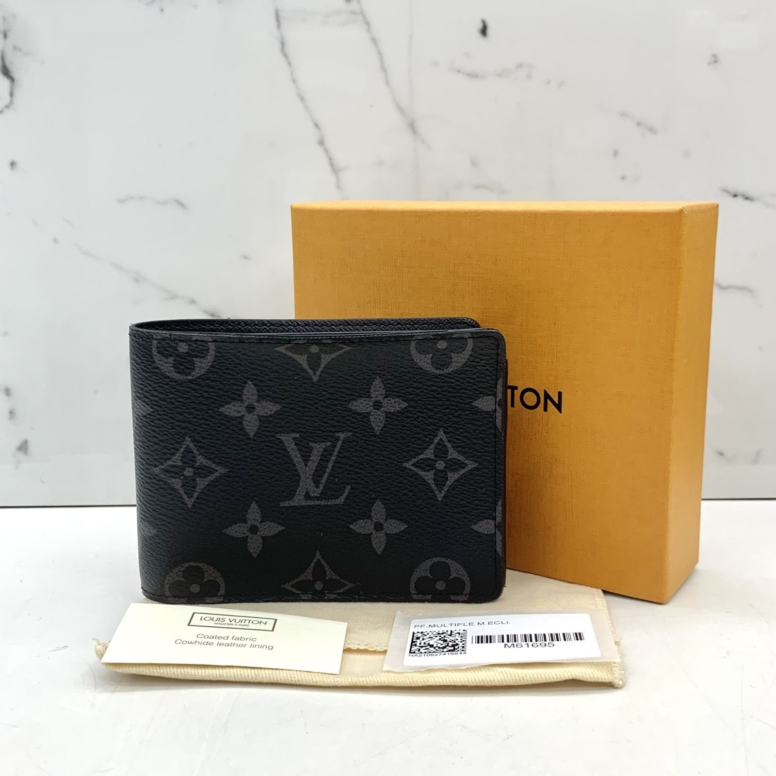 LOUIS VUITTON M61695 ECLIPSE BIFOLD WITH INITIAL WALLET 237031857