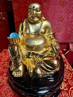 Lucky Buddha Statue w/ Box
