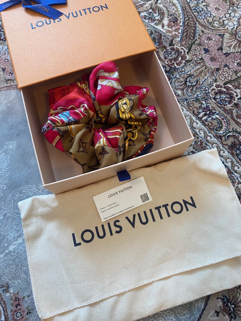 Louis Vuitton LOUIS VUITTON Scrunchie Toro Shoe M76955 Silk BLUSH