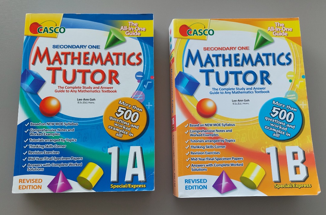 Mathematics Tutor 1A and 1B, Hobbies & Toys, Books & Magazines ...