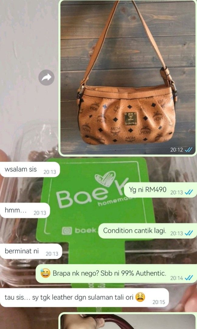 MCM korea authentic