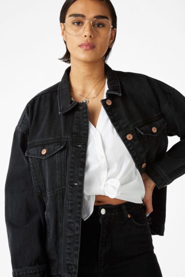 Monki denim shirt 2025