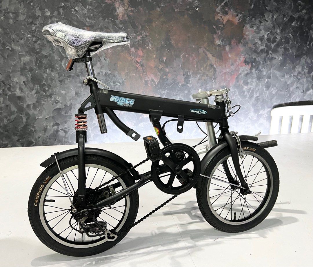 FOL MB 2 30 Mont Bell Veloce Folding Bike 1x6 Speed 16 inch RM 550 Quality Used Bicycle From Japan Ichiban Marketing