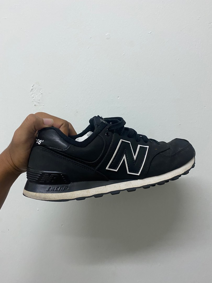 New balance 574 black 2025 hi roller