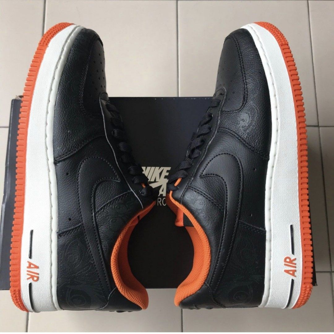 Nike air force clearance 1 orange sole